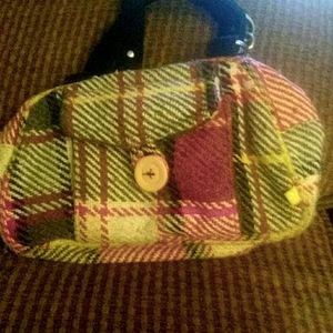 Plaid purse